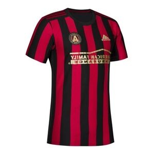 NWT Adidas Atlanta United Authentic Red Black Home Jersey Sz 2XL